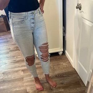 High Rise Jegging Crop Jeans